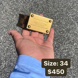 Louis vuitton belt